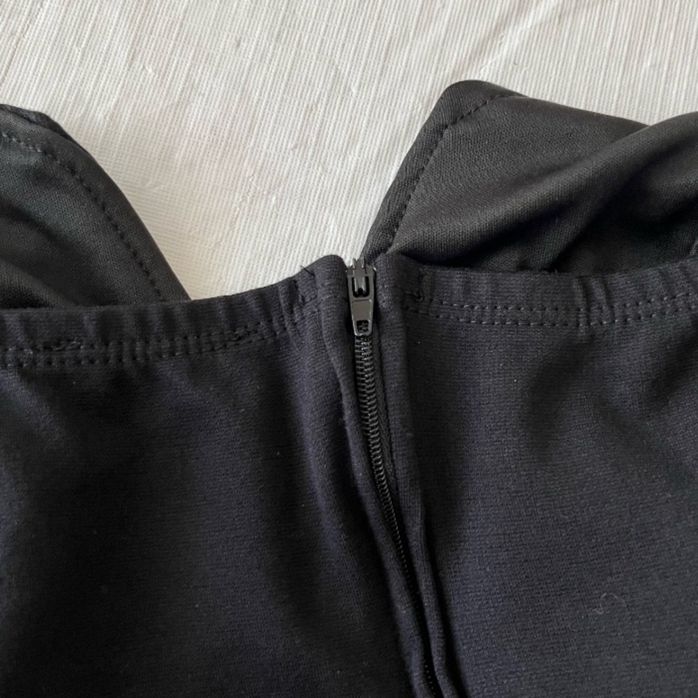 Charlotte Russe Plus Black Sleeveless Peplum Jumpsuit - Picture 5 of 5